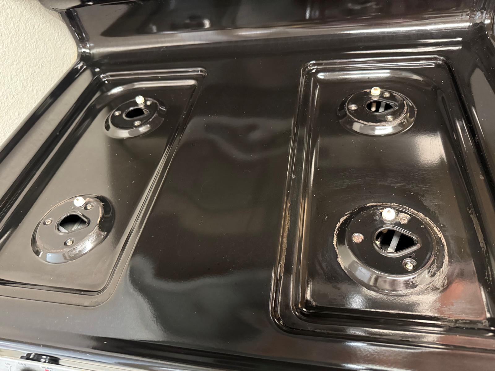 Oven after deep cleaning